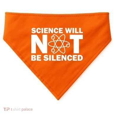 Science Will Not Be Silenced USA-Made Doggie Bandana