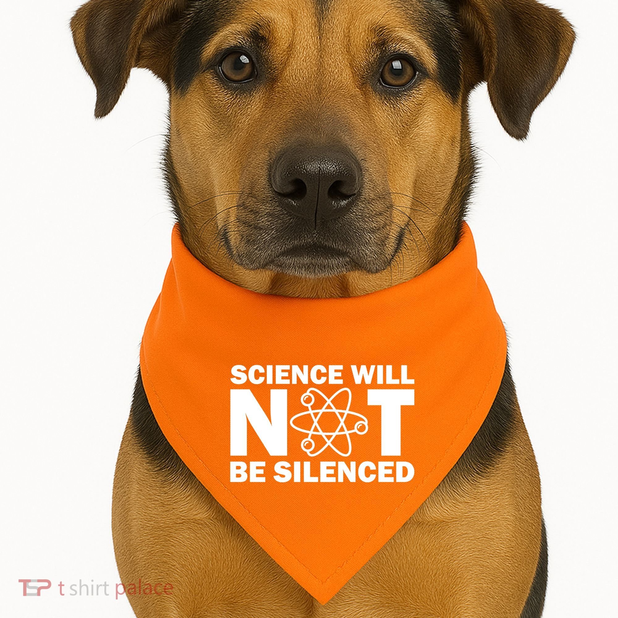 Science Will Not Be Silenced USA-Made Doggie Bandana