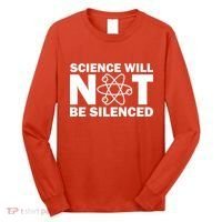 Science Will Not Be Silenced Long Sleeve Shirt thumb 0