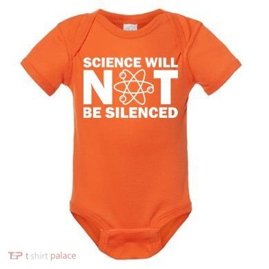 Science Will Not Be Silenced Baby Bodysuit