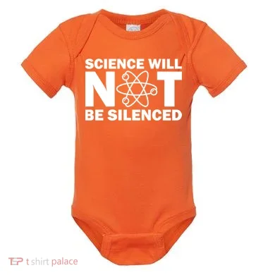 Science Will Not Be Silenced Baby Bodysuit