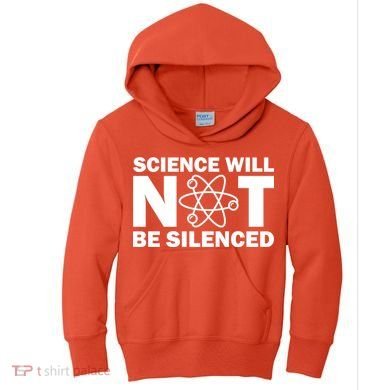 Science Will Not Be Silenced Kids Hoodie