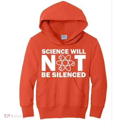 Science Will Not Be Silenced Kids Hoodie