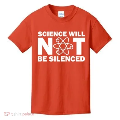 Science Will Not Be Silenced Kids T-Shirt