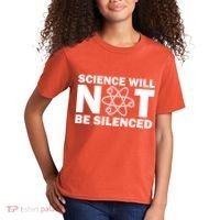 Science Will Not Be Silenced Kids T-Shirt thumb 2