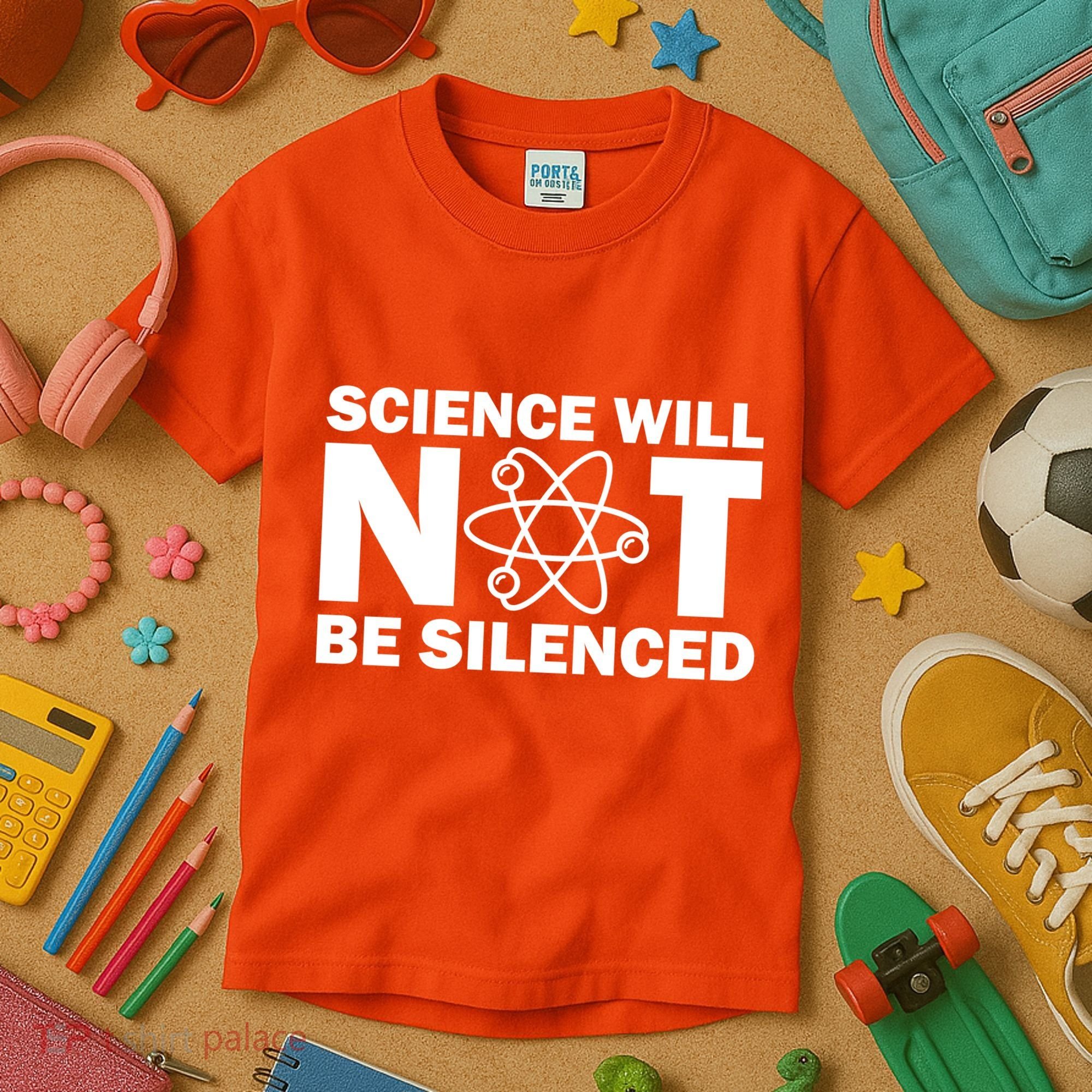 Science Will Not Be Silenced Kids T-Shirt