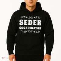 Seder Coordinator Jewish Funny Passover Leader Matzah Matzo Hoodie thumb 2