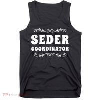 Seder Coordinator Jewish Funny Passover Leader Matzah Matzo Tank Top thumb 0