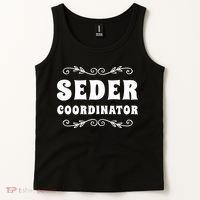Seder Coordinator Jewish Funny Passover Leader Matzah Matzo Tank Top thumb 2