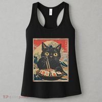 Sushi Cat Japanese Kawaii Sushi Cat Japan Anime Sushi Cat Women's Tank Top thumb 3