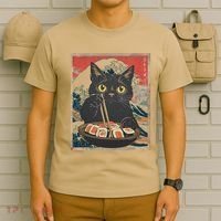Sushi Cat Japanese Kawaii Sushi Cat Japan Anime Sushi Cat T-Shirt thumb 6
