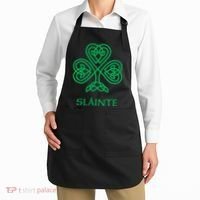 Slainte Celtic Knot Irish Shamrock Apron thumb 2