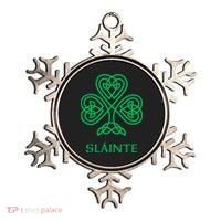 Slainte Celtic Knot Irish Shamrock Ornament thumb 0