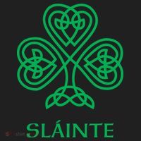 Slainte Celtic Knot Irish Shamrock Golf Towel thumb 3
