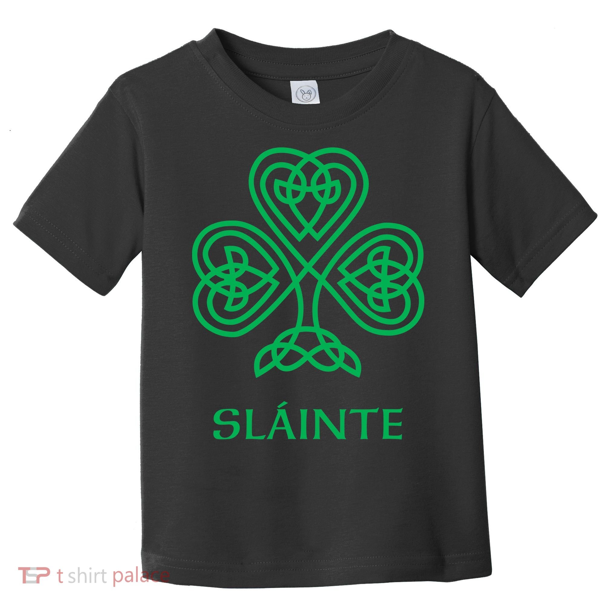 Slainte Celtic Knot Irish Shamrock Toddler T-Shirt