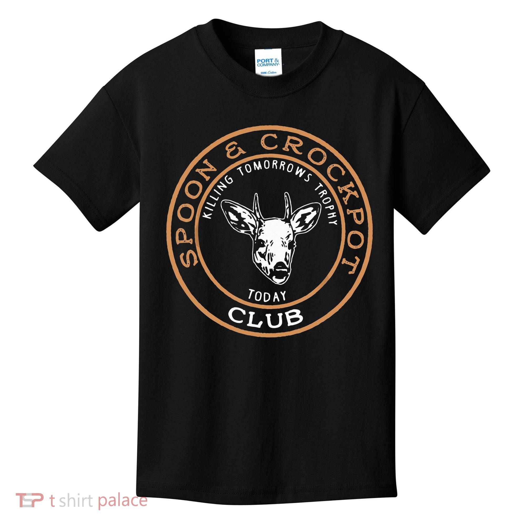 Spoon & Crockpot Killing Tomorrows Trophy Today Club Kids T-Shirt