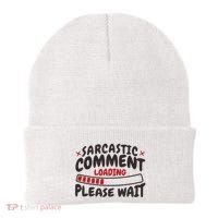 Sarcastic Comment Loading Please Wait Funny Beanie thumb 0