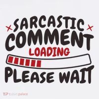 Sarcastic Comment Loading Please Wait Funny Golf Towel thumb 3