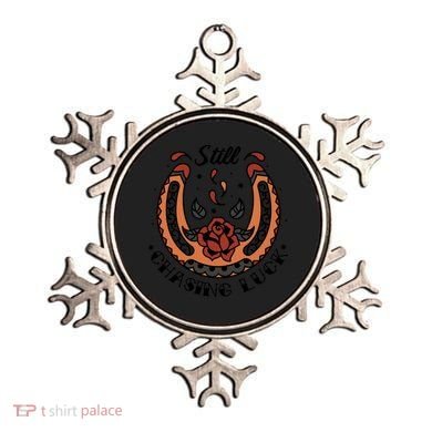 Still Chasing Luck Horseshoe Ornament