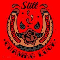 Still Chasing Luck Horseshoe Santa Hat thumb 1