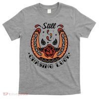 Still Chasing Luck Horseshoe T-Shirt thumb 0