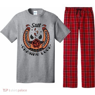 Still Chasing Luck Horseshoe Pajama Set