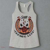 Still Chasing Luck Horseshoe Women's Tank Top thumb 3