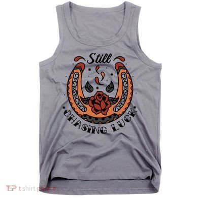 Still Chasing Luck Horseshoe Tank Top