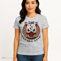 Still Chasing Luck Horseshoe Women's T-Shirt thumb 4