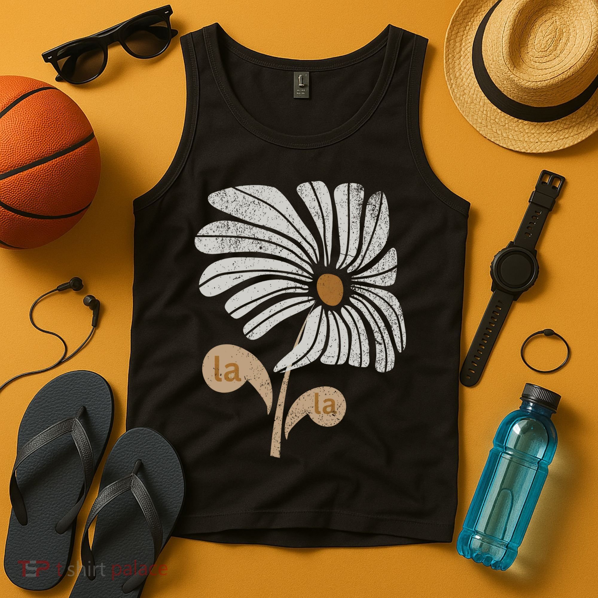 Subtle Comma La Flower Tank Top