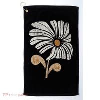 Subtle Comma La Flower Golf Towel thumb 0