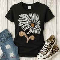 Subtle Comma La Flower Women's T-Shirt thumb 3