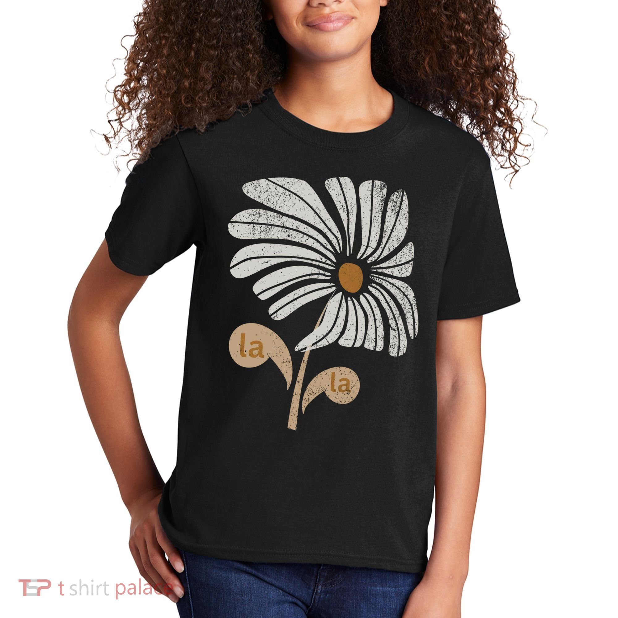 Subtle Comma La Flower Kids T-Shirt