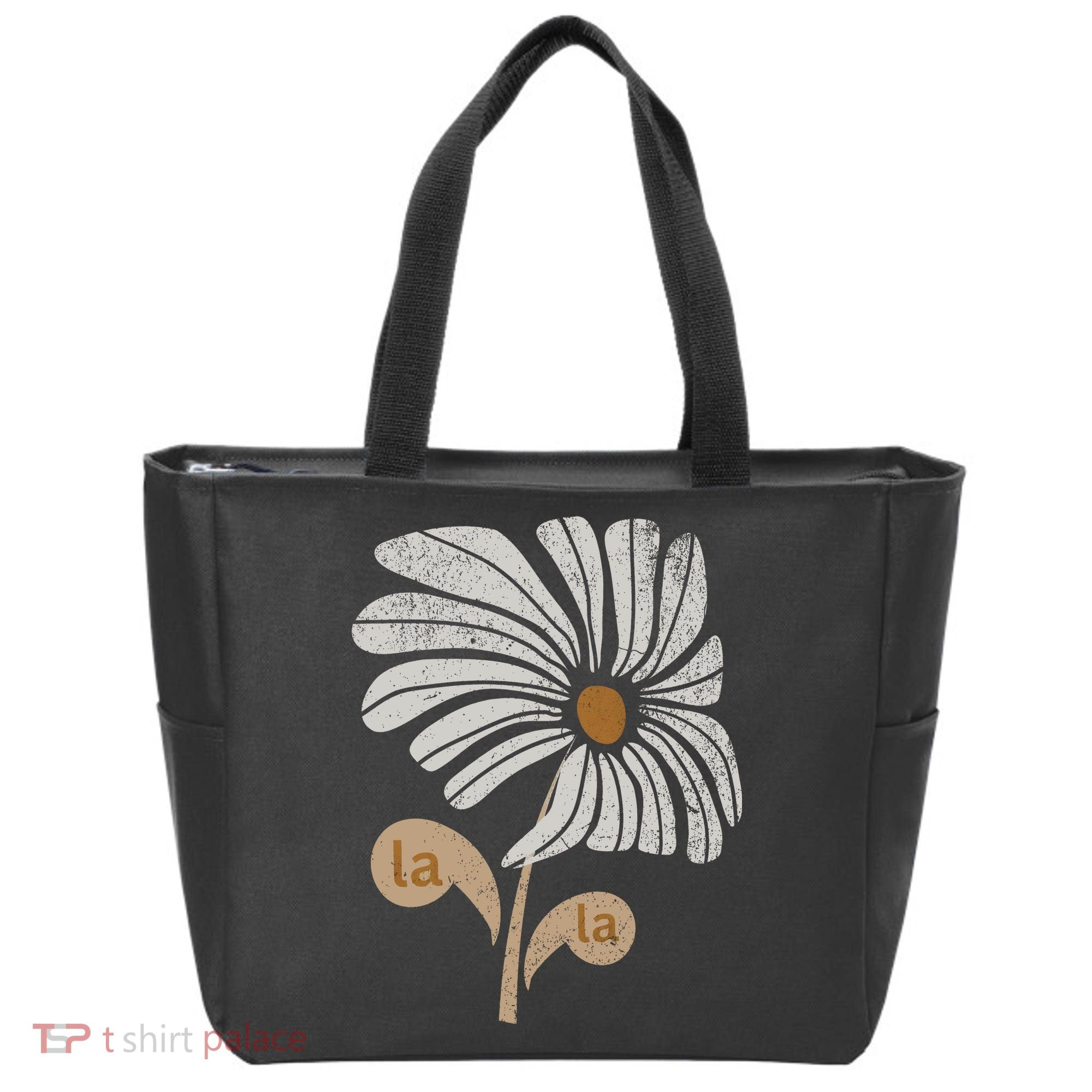 Subtle Comma La Flower Tote Bag