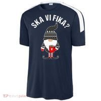 Scandinavian Coffee Lover Ska Vi Fika Tomte Gnome Nordic Sport-Tek Competitor United Soccer Jersey thumb 2