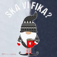 Scandinavian Coffee Lover Ska Vi Fika Tomte Gnome Nordic Sport-Tek Competitor United Soccer Jersey thumb 4