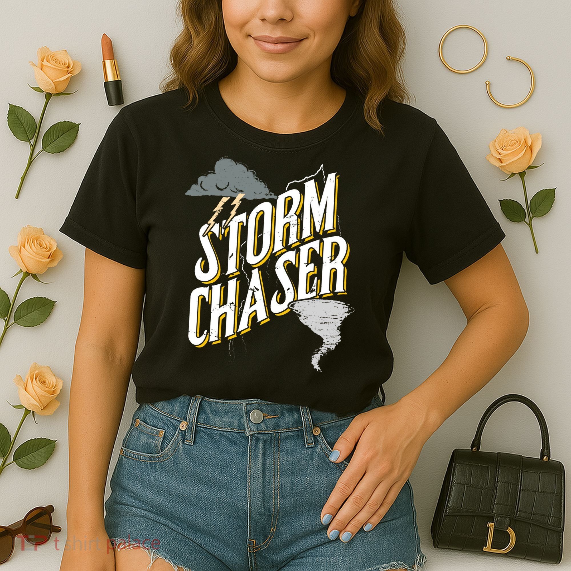 Storm Chaser Lightning | Tornado Hurricane | Storm Chasing Comfort Colors Boxy T-Shirt