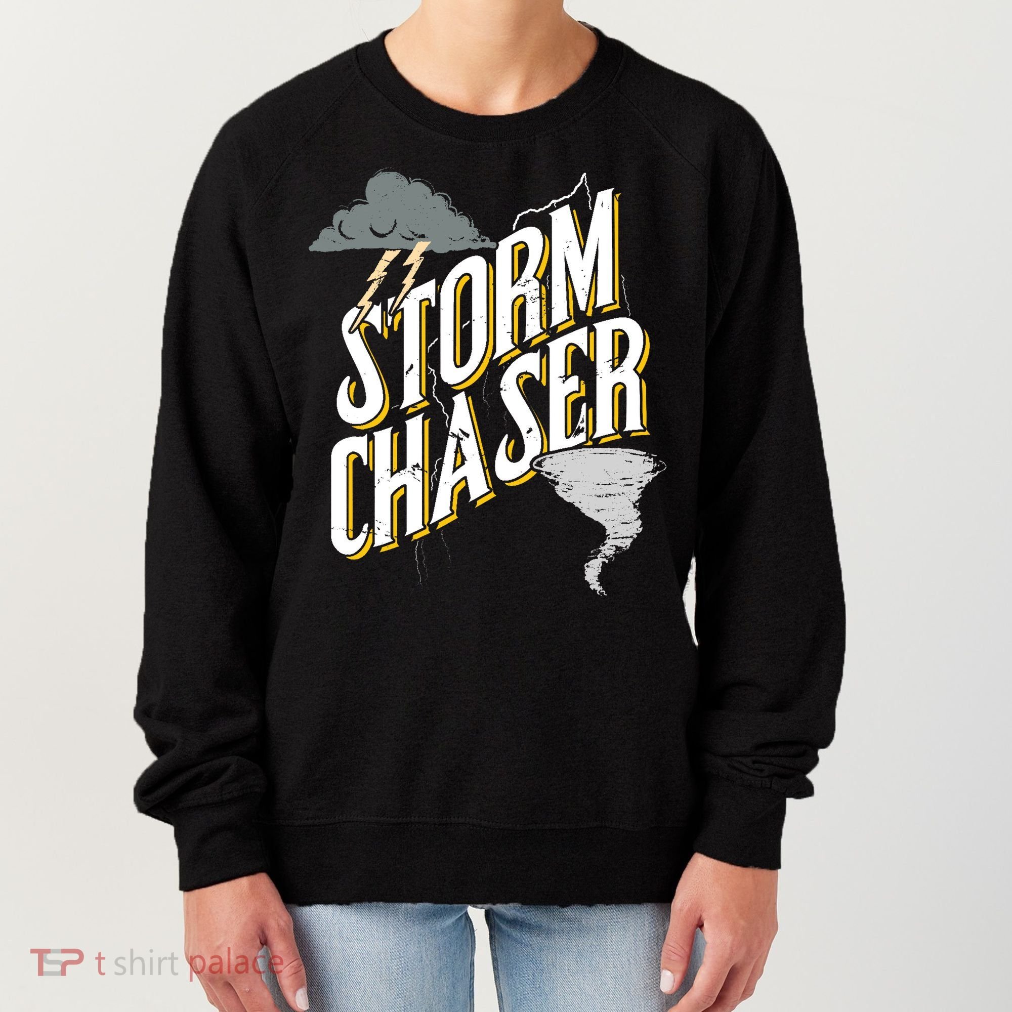 Storm Chaser Lightning | Tornado Hurricane | Storm Chasing Women's Sweatshirt