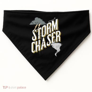 Storm Chaser Lightning | Tornado Hurricane | Storm Chasing USA-Made Doggie Bandana