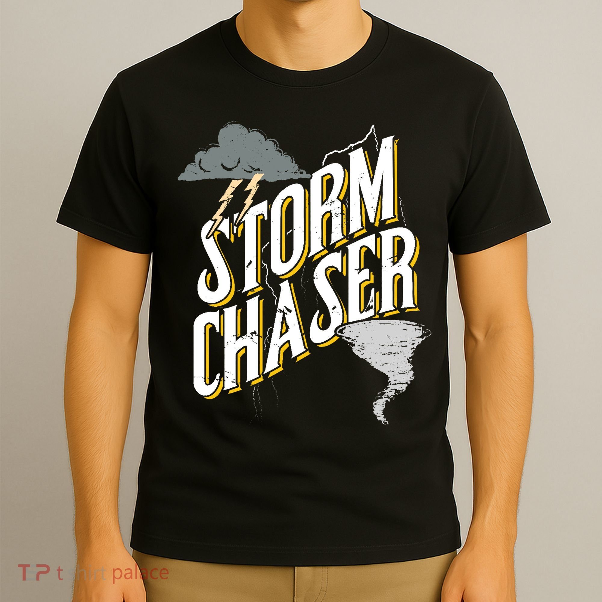Storm Chaser Lightning | Tornado Hurricane | Storm Chasing T-Shirt