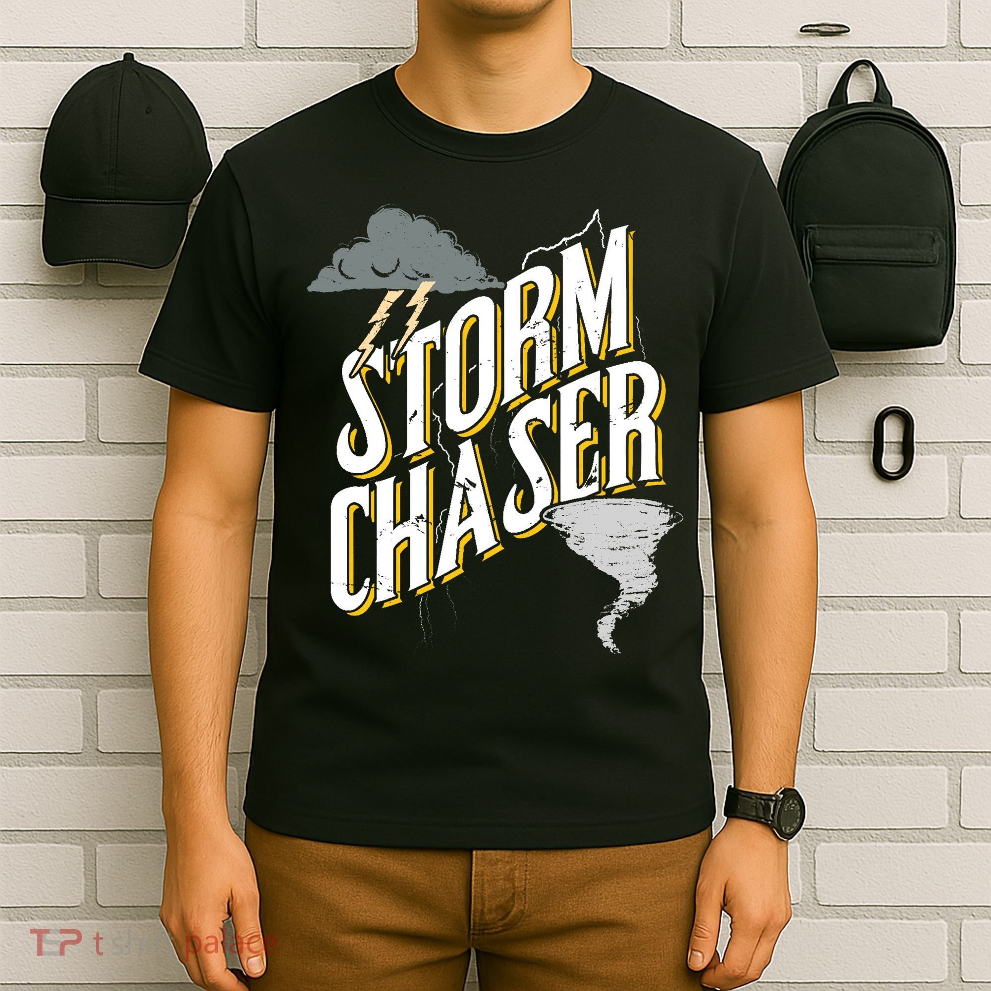 Storm Chaser Lightning | Tornado Hurricane | Storm Chasing T-Shirt