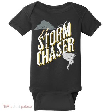Storm Chaser Lightning | Tornado Hurricane | Storm Chasing Baby Bodysuit