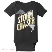 Storm Chaser Lightning | Tornado Hurricane | Storm Chasing Baby Bodysuit thumb 0