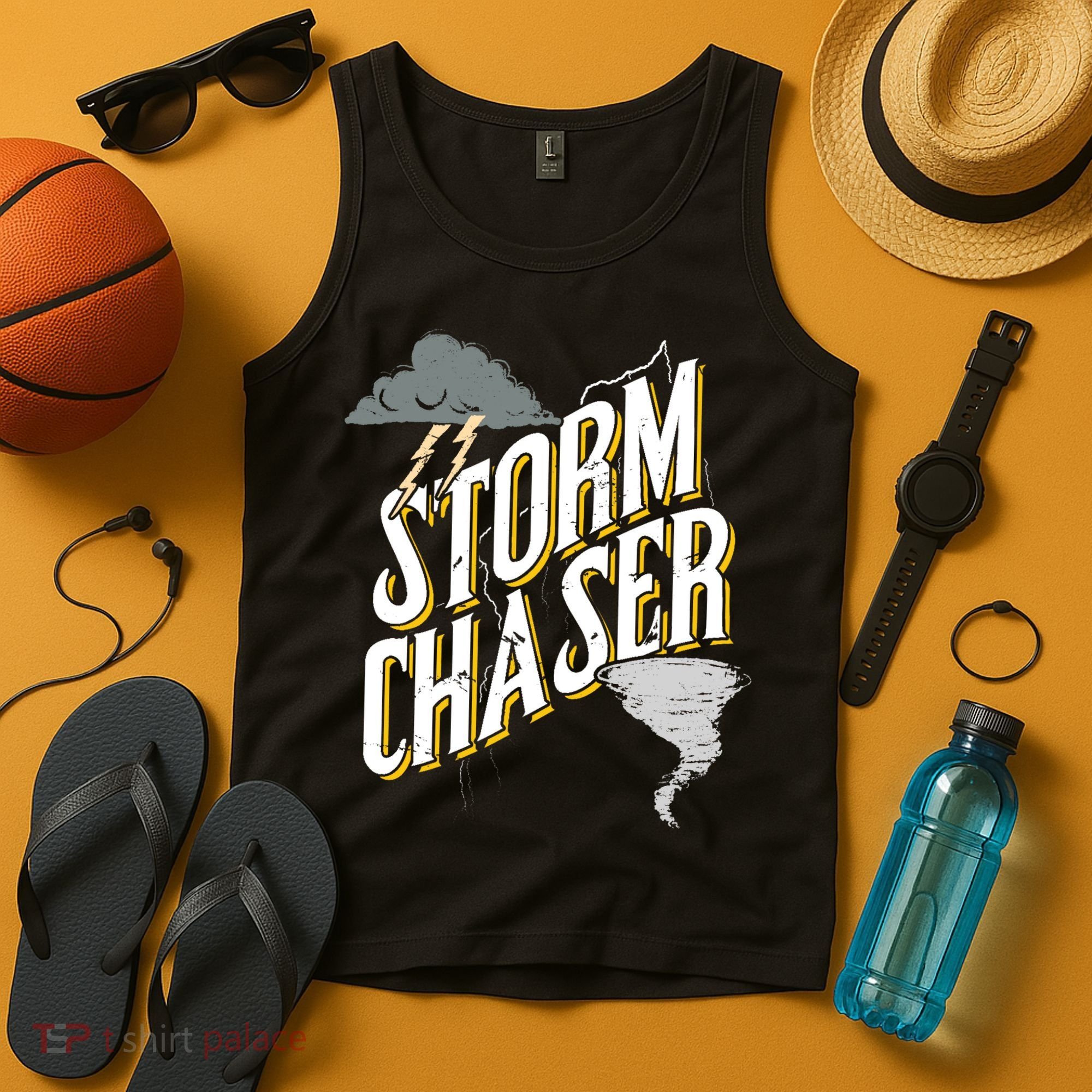 Storm Chaser Lightning | Tornado Hurricane | Storm Chasing Tank Top