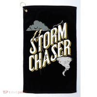 Storm Chaser Lightning | Tornado Hurricane | Storm Chasing Golf Towel thumb 0