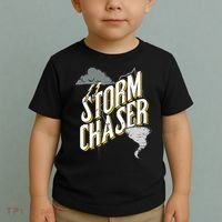Storm Chaser Lightning | Tornado Hurricane | Storm Chasing Toddler T-Shirt thumb 2