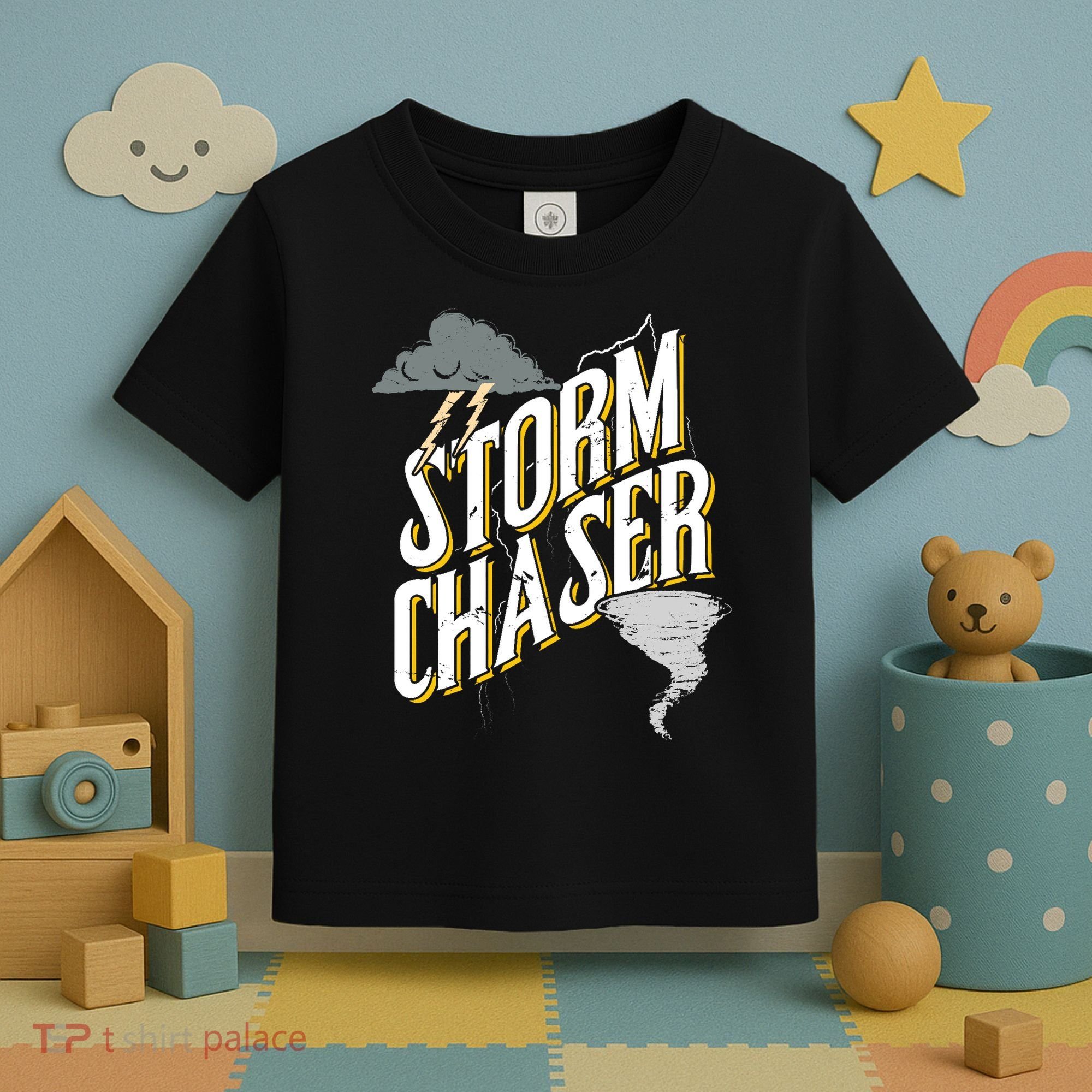 Storm Chaser Lightning | Tornado Hurricane | Storm Chasing Toddler T-Shirt
