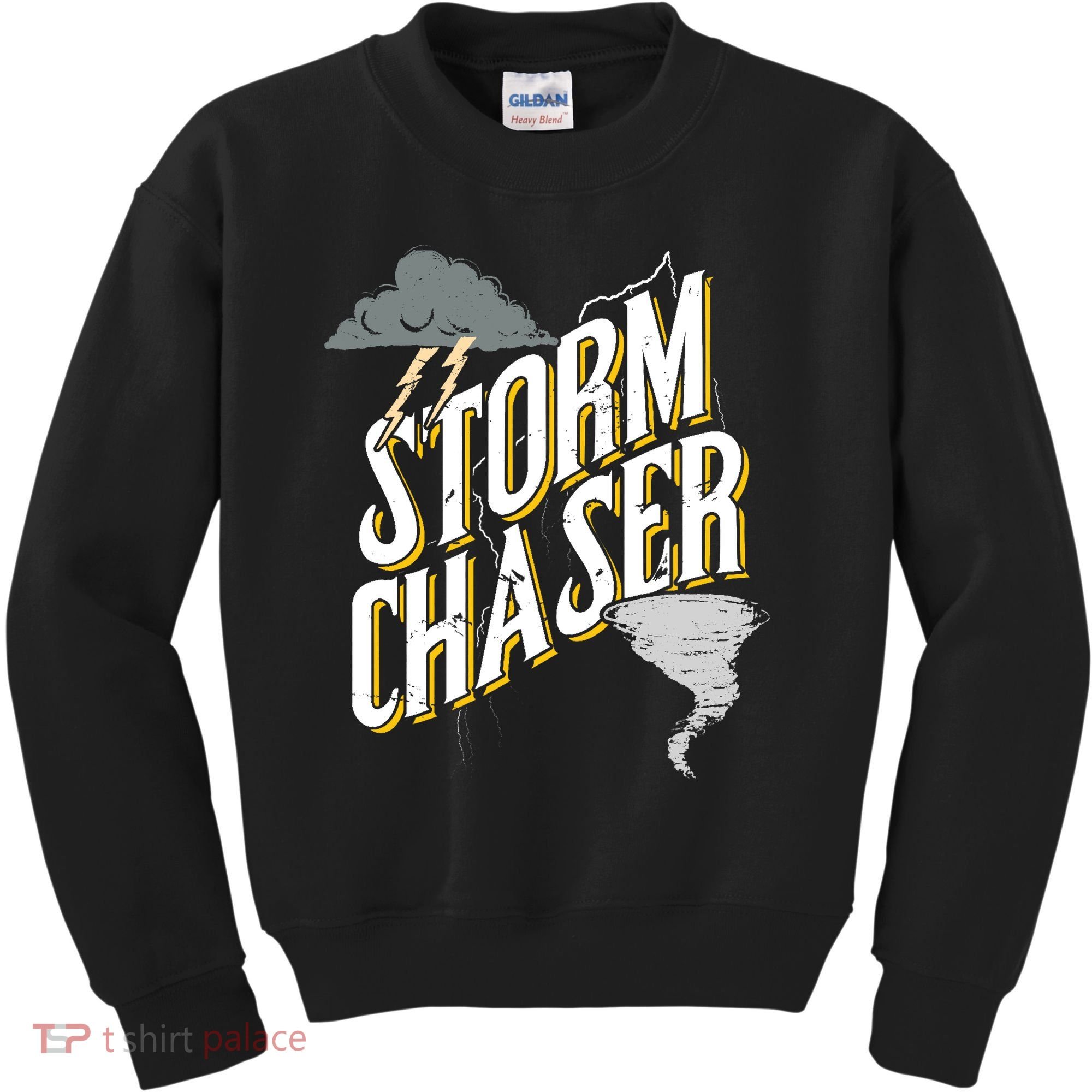 Storm Chaser Lightning | Tornado Hurricane | Storm Chasing Kids Sweatshirt