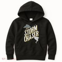 Storm Chaser Lightning | Tornado Hurricane | Storm Chasing Kids Hoodie thumb 0