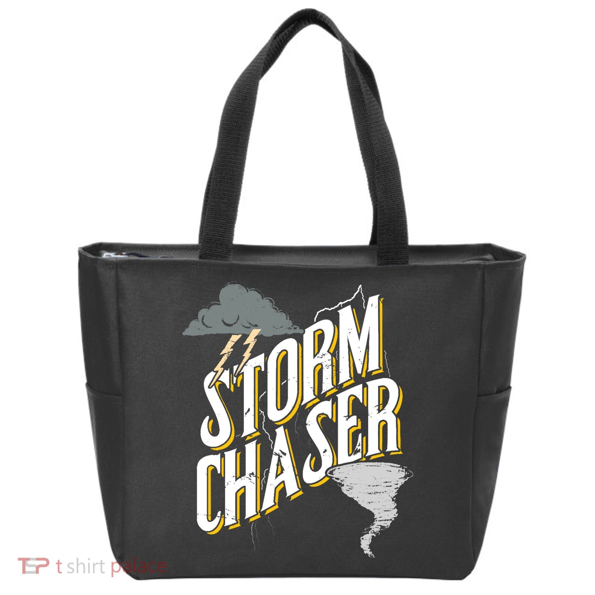 Storm Chaser Lightning | Tornado Hurricane | Storm Chasing Tote Bag